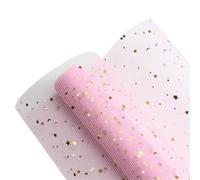 50cm×5Yards Sequins Bouquet Wrapping Paper Wedding Party Decor Craft DIY Flowers Scrapbook Packaging Origami Paper(Pink)