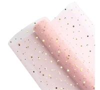50cm×5Yards Sequins Bouquet Wrapping Paper Wedding Party Decor Craft DIY Flowers Scrapbook Packaging Origami Paper For Boys Girls(Light pink)
