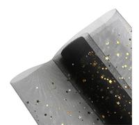 50cm×5Yards Sequins Bouquet Wrapping Paper Wedding Party Decor Craft DIY Flowers Scrapbook Packaging Origami Paper For Arts(Black)
