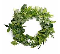 50cm Artificial Wreath Ferns Leaf