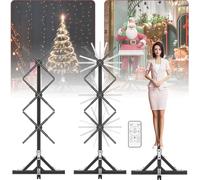 50cm Commercial 3D Holographic Fan, Brightness and Angle Adjustment, Remote Control, App/Computer Support for Advertising, Speeches