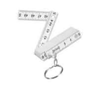 50cm Flexible Folding Ruler Keychain Engineers Folding Ruler Made of Sturdy Plastic for Daily Measurement Needs Metric