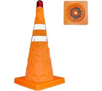 50CM Foldable Traffic Cone - Orange | Reflective Collapsible Safety Cone | Portable Warning Cone for Roadside Emergencies and Parking (1)