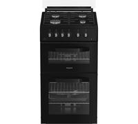 HDG5GCB 50cm 4 Burner Gas Cooker - Black
