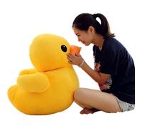 50cm Giant Cute Plush Yellow Duck Soft Stuffed Animal Toy Sofa For Children's Birthday Decoration