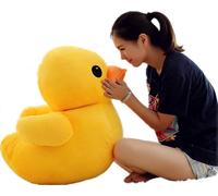 50cm Giant Cute Plush Yellow Duck Soft Stuffed Animal Toy Sofa For Children's Birthday Decoration