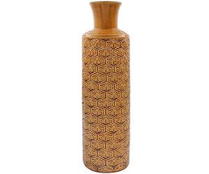 50cm Golden bees Art Polished Ceramic Vase Table Ornament