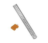 50cm Golden Marking Ruler, Aluminum Alloy with Positioning Block for Woodworking Professionals with Block Professional Woodworking Alignment Ruler
