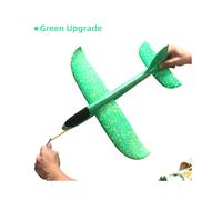(50cm Green Upgrade, China) 50CM Big Foam Plane Glider Hand Throw Airplane Light Inertial EPP Bubble