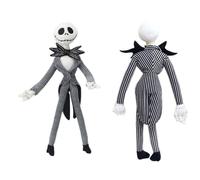 50cm Jack Skellington Plush Toy - The Nightmare Before Christmas Doll, Soft Polyester, 3+ Years