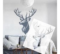 50cm Large Deer Antler Stencil Reusable Wall Art Template for Furniture Painting DIY Home Interior Decorative Crafts S566