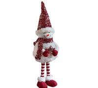 50cm Large Soft Fabric Standing Snow Christmas Decoration Samuel Alexander White One Size