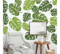 50cm Leaf Tropical Summer Jungle Palm Tree Stencil Stencils for Walls Large Template Reusable Decor Flooring Tile Patterns Furniture Pattern Mandala Niche Wall Wooden Mandalas Templates to