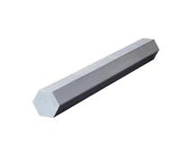 50cm Length Machinable Solid Metal Rod, Subtense Distance 17mm-30mm 6061 Aluminum Hexagonal Bar 1pc(20mm)