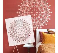 50cm Mandala Big Round Flower Stencils For Walls To Paint Templates Painting Decor Decorate Crafts Reusable On The Wall For Furniture S497