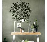 50cm Mandala Round Flower Lotus Stencils Stencil for Walls Large Decor Tile Templates Painting Paint Big Flooring Furniture Template Pattern Mandala Patterns Wooden Mandalas Wall Tiles