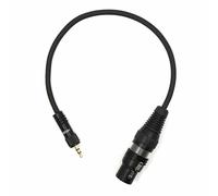 50cm Minijack 3.5mm Plug to XLR Cable Microphone Cable DSLR Blackmagic 4K 6K