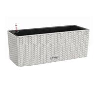 50Cm Planter Window Box, Light Grey Plastic Self-Watering Planter Lechuza Balconera Cottage H19 L50 W19 Cm, 8L