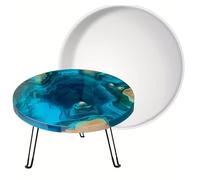 50CM Round Resin Table Moulds for Epoxy Resin, River Table Silicone Moulds Epoxy Casting Moulds for DIY Art Craft, Charcuterie Board, River Coffee Table, Flower Preservation, Home & Office Decorations