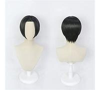 50cm Shoulder-length Blonde Curly Hair Heat Synthetic Free Wig Cap Party Men Women Wig for Cosplay Wig Manjiro Sano Cosplay Costume Wig with Free Wig Cap Included ( Color : Manjiro Sano-Mikey Adult )