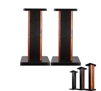 50cm Speaker Stands - Wooden Support for Living Room, HiFi Surround Sound Shelf, Interior Décor Design (Multiple