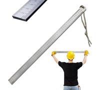 50cm Straight Edges Steel Ruler for Precision Measuring and Cutting, Heavy Duty 20inch Enhanced 5mm Thick Design Ruler, Ideal for Engineers and Students
