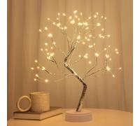 50cm Tree Lamp Twig Tree 108 LEDs Birch Tree USB/Battery Operated Tabletop Bonsai Tree Shatchi Bright Yellow 500mm