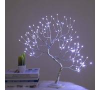 50cm Tree Lamp Twig Tree 108 LEDs Birch Tree USB/Battery Operated Tabletop Bonsai Tree Shatchi White 500mm