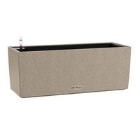 50Cm Window Box, Beige Plastic Self-Watering Planter With Water Level Indicator Lechuza Balconera Stone H19 L50 W19 Cm