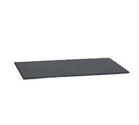 50cm x 25cm Large Rectangular Natural Slate Dinner Table Placemat - Long Stone Platter Dinner Dining Serving Table Runner - by Argon Tableware