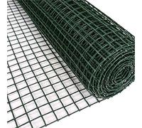 50CM x 5M (5 x 0.5m) Plastic Mesh Garden Fencing - Heavy Duty Fruit Vegetable Green Netting Garden Mesh Climbing Plant Support Plastic Trellis
