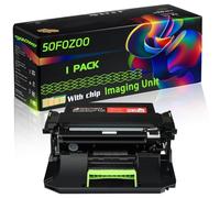 50F0Z00 Compatible for Lexmark Imaging Unit with Chip MS410dn MS415dn MS510dn MS610de MS610dn MS610dte Printers (1 Pack Black)