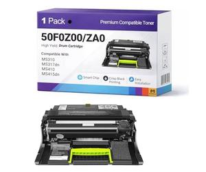 50F0Z00 Drum Unit Replacement Compatible for Lexmark MS310 MS312 MS317dn MS410 MS415dn MS417dn MS510dn MS517dn MS610 MS617dn MX611 MX617de Series & 60000 Page Yield black