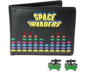 50fifty Concepts Space Invaders Cufflinks And Wallet In A Set