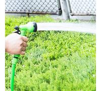 50FT Expandable Garden Hose Magic Flexible Water Hose with Spray Gun for Efficient Watering Plastic Pipe Green Color Perfect for Lawn & Garden Use