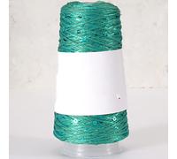 50g/Ball Sequin Yarn Hand Knitting Threads Shiny Sequins DIY Lace Crochet Thread Needlework for Crocheting(Slate Blue)