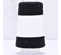 50g/Ball Sequin Yarn Hand Knitting Threads Shiny Sequins DIY Lace Crochet Thread Needlework for Crocheting(Deep Green)