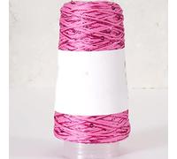 50g/Ball Sequin Yarn Hand Knitting Threads Shiny Sequins DIY Lace Crochet Thread Needlework for Crocheting(Orange)