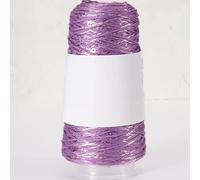 50g/Ball Sequin Yarn Hand Knitting Threads Shiny Sequins DIY Lace Crochet Thread Needlework for Crocheting(Antique Copper)