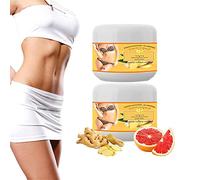 50g Burn Up Ginger De_tox Firming Cream, Anti Cellulite Ginger Firm Slimming Cream, Belly Fat Burner Cream, for Belly, Waist and Thighs (2pcs)