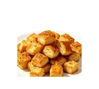 50g Butter Croissant Bites， Rich, Toasty Flavor，a Crispy, Bite-Sized Treat(4bag)