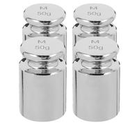 50g Chrome Plated Calibration Weight, M1 Standard Precision Scale Mass | Silver Integrated Design for Digital Balances, Laboratory Experiments, Teaching Instruments, Kitchen Scales and Accurate