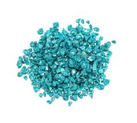 50g Crushed Glass Sky Blue,Irregular Metallic Chips,Broken Glass Chips for Crafts Glass Gravel for Microscopic Landscaping,Decoration,1-4mm