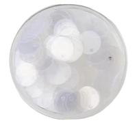 50g Large Paillette Sequin, 10mm to 30mm Flat Round Sequins Circle Flat Shaped Sequin, Sewing Wedding Craft Accessories(Clear,15mm)