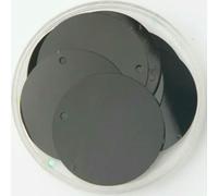 50g/lot Large Round Sequins 30mm Sequin Flat Round with Side Hole Dancing Dress Accessory Craft Wedding Black Confetti