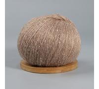 50g Mohair Thin Knitting Sequined Yarn Crochet Fluffy Knitted Fashion Soft Lace Wool Thread Sweater Shawl Beads Yarns(6)