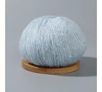 50g Mohair Thin Knitting Sequined Yarn Crochet Fluffy Knitted Fashion Soft Lace Wool Thread Sweater Shawl Beads Yarns(9)