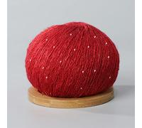 50g Mohair Thin Knitting Sequined Yarn Crochet Fluffy Knitted Fashion Soft Lace Wool Thread Sweater Shawl Beads Yarns(24)