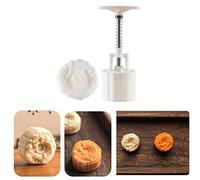 50g Mooncake Mould with 3D Chinese Dragon Design Cookie Stamp Bakeware Cookie Cutter Hand Press Mould Cake Decoration Tool Kitchen Gadget for Kitchen Cookie Muffin Fondant Cupcake Dessert
