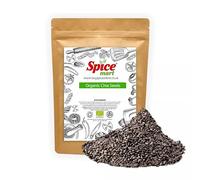 50g | Organic Chia Seeds Black Premium Quality Free UK P&P by Spice Mart® (50 Grams)